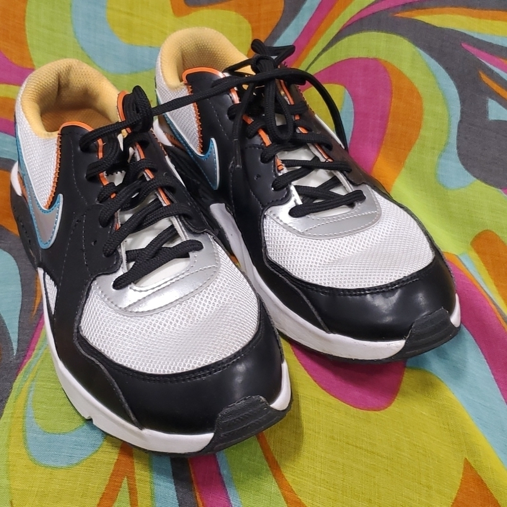Nike Air Max Excee D2N GS Black Laser Running Shoes SZ 7